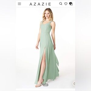 NWT Azazie bridesmaid dress agave size 2
